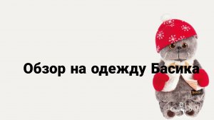 Обзор на одежду Басика👔