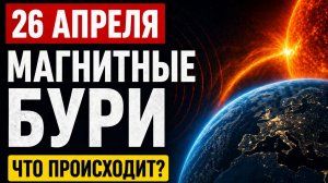 Магнитные бури 26 апреля. Чего нам ждать?