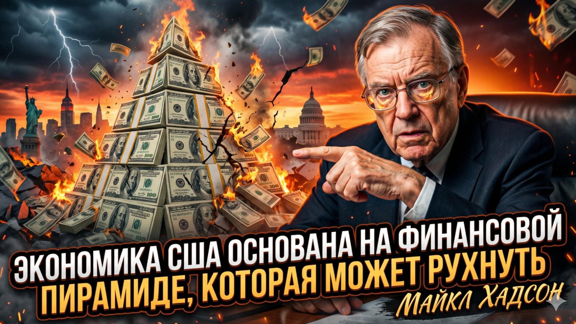 💰Майкл Хадсон | «Экономика США - глобальная пирамида»: впереди крах, страшнее 2008-го