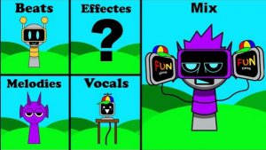 SPRUNKI. МИКС СПРУНКОВ - СОЕДИНИЛИ ДЛЯ НОВОГО БОМБОВОГО ТРЕКА!!