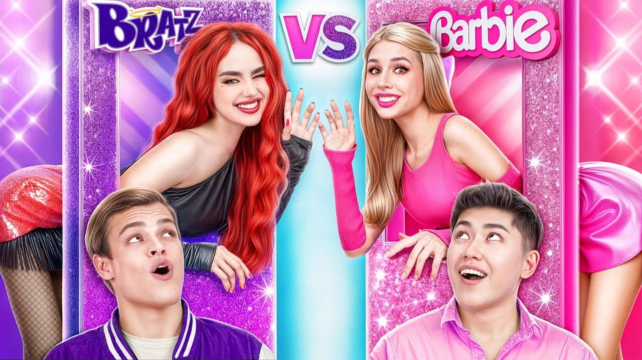 Кто Будет Встречаться с Самым Крутым Парнем в Школе Барби vs Братц
