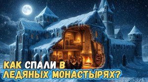 Зимняя ночь в средневековом монастыре🌛Лекция для сна