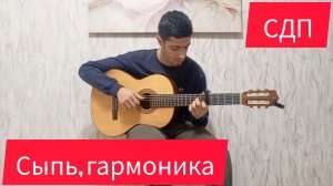 СДП - Сыпь, гармоника! | фингерстайл кавер на гитаре