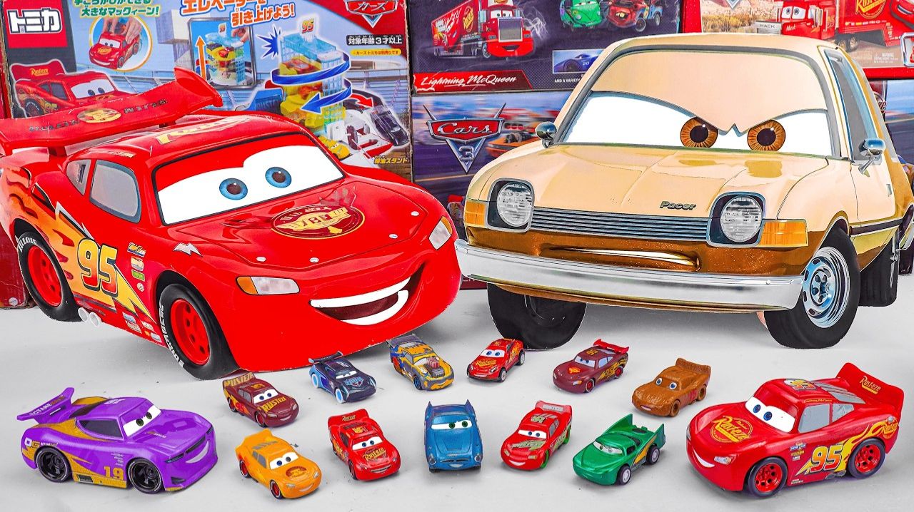 Обзор распаковки Disney Pixar Cars | Молния Маккуин, Тоу Мэтр, Док Хадсон, Салли Каррера, Круз