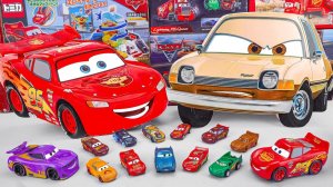 Обзор распаковки Disney Pixar Cars | Молния Маккуин, Тоу Мэтр, Док Хадсон, Салли Каррера, Круз