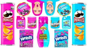 Розовая Еда vs Голубая Еда Челлендж  Потрясающие Кухонные Хитрости