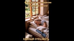 О мудром восприятии событий жизни