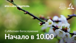 Субботнее богослужение 25 апреля