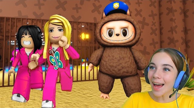 ПОБЕГ ОТ ЛАБУБУ ТЮРЬМЫ в ROBLOX! С АЛЁНОЙ