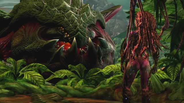 StarCraft II Heart of the Swarm - Миссия 12 Высшее существо. Прохождение без комментариев.