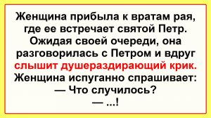 Женщина у врат рая! Пикантные, Смешные, Остренькие, Жизненные Анекдоты! Юмор! Смех! Позитив!