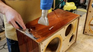 Удаляем старую отделку ВЕГА 25АС-109 и закончил отделку TOWER. В мастерской №70.