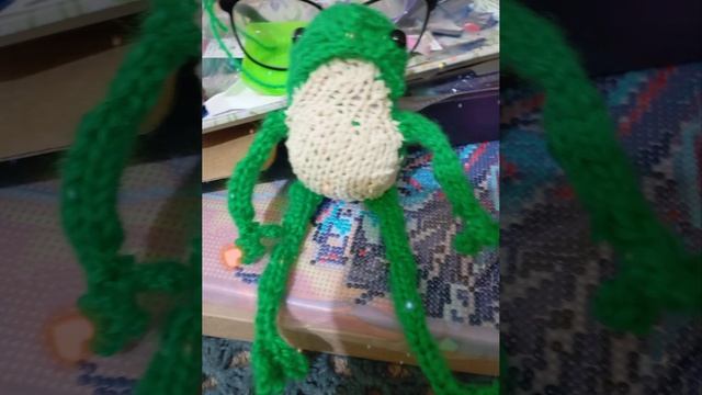 Лягушка Из Pinterest Спицами