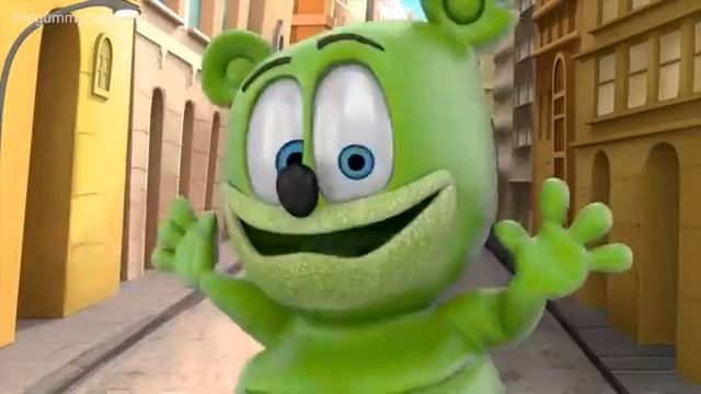 Gummy bear in the language Lgbt rainbow