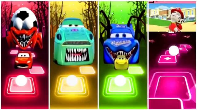 Тачки 3 Матер Злая Молния МакКуин Пожиратель поездов Мисс Фриттер-Тайлс Хоп EDM