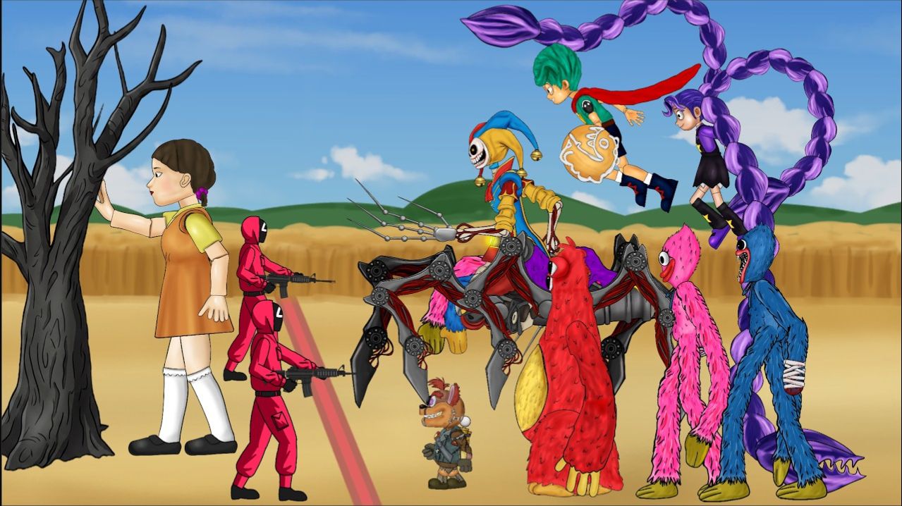 Команда Прототипа, 1006, Лили Ловербрейдс vs ИГРЫ В КАЛЬМАРА! Poppy playtime 5