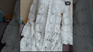 📌🌸Рабочий процесс.. Летний,ажурный,белоснежный кардиган 🌸Вязание на заказ 📌🌸