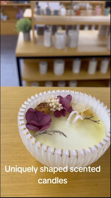 Ароматические свечи необычной формы