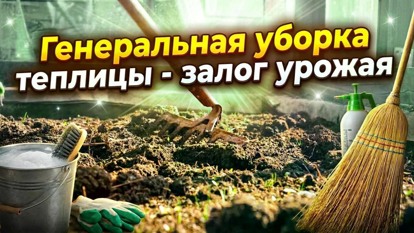 Подготовка теплицы. Как очистить от грязи, помыть, освободить от патогенов