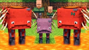 Жизнь страйдера и деревенского жителя. Майнкрафт Мультик