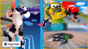 БЕЗУМНАЯ ГУСЕНИЦА МАККУИНА! Мега Матер против Красных Бисерных Машинок