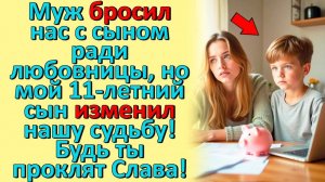 Муж бросил нас ради любовницы, но мой 11-летний сын изменил нашу судьбу!