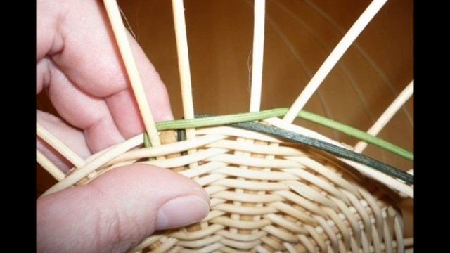 корзина без каркаса
узор Цветной трикотаж