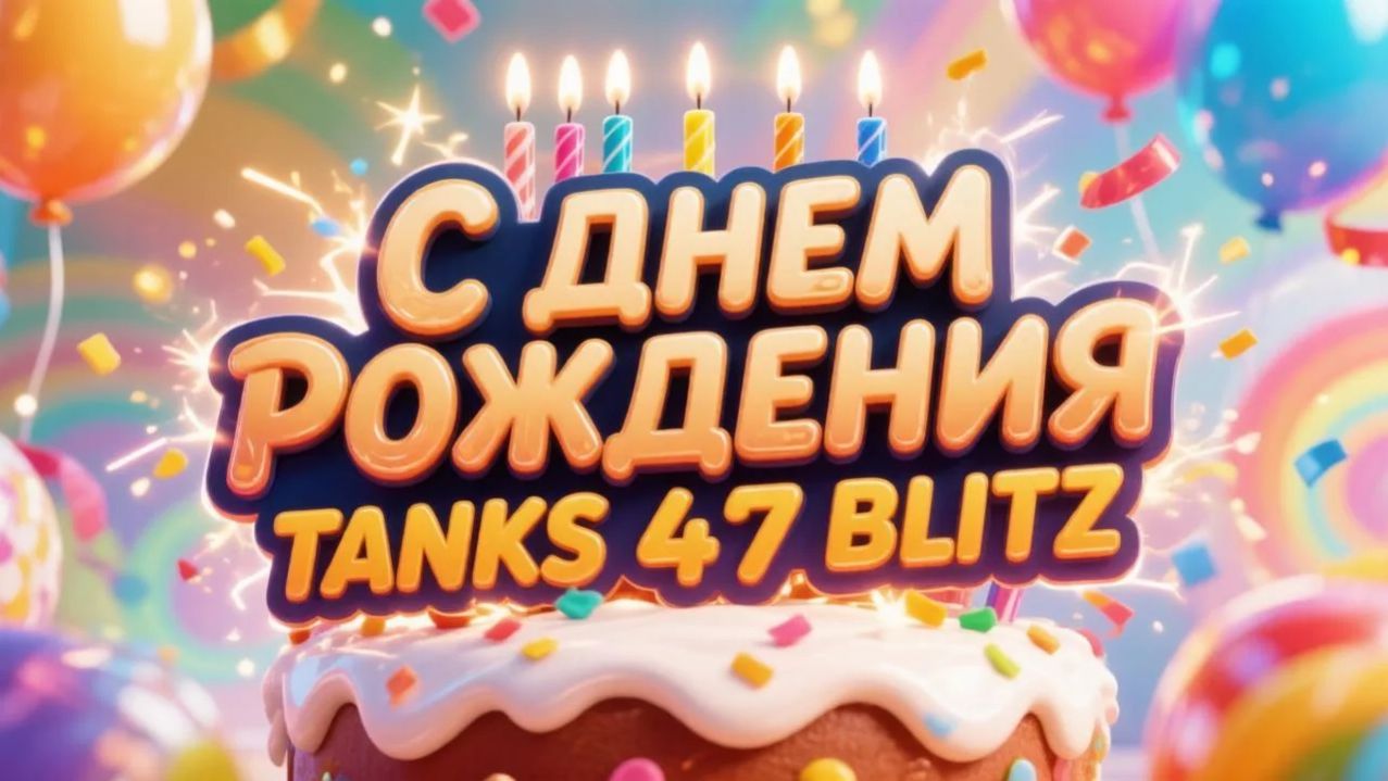 Tanks 47 Blitz - С ДНЕМ РОЖДЕНИЯ СЕРГЕЙ!!!