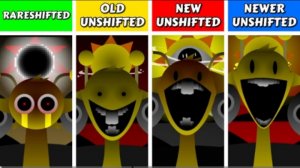 Sprunki RaReShifted unshifted старый против навого против новейшего