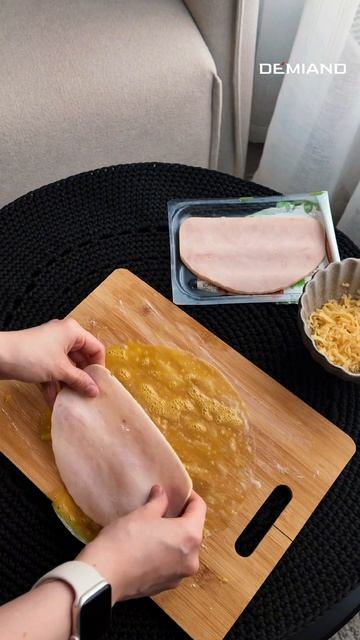 Улитка с ветчиной и сыром