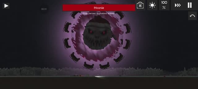 Новогодний босс Луна в Fruit Playgraund.