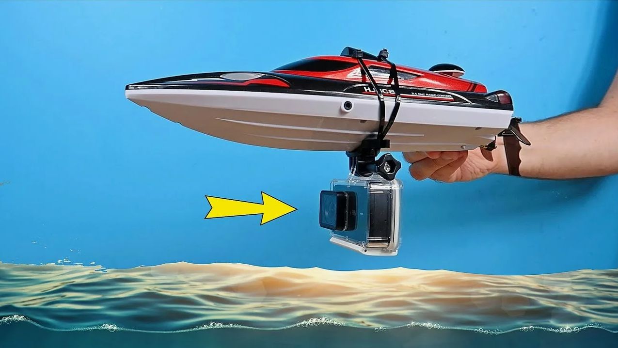 Что на дне озера? Я купил катер с камерой.