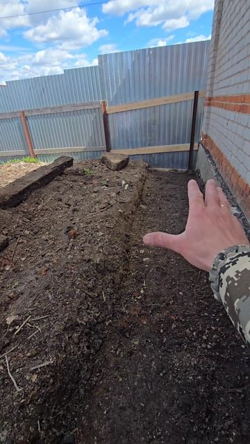 Сюрприз при обустройстве отмостки.