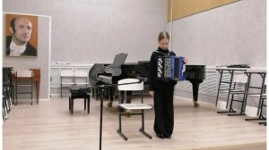 Даша. Отчётный концерт в музыкальной школе. 22.04.26