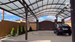 Изготовление красивых навесов из поликарбоната