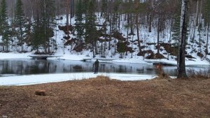 Первая "разведка боем" на водомете в 2026 году, рыбалка на хариуса