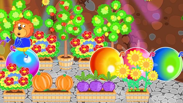 Львенок Котёнок – Комарики на воздушном шарике - Мультик для детей