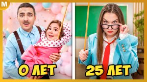 Злой Учитель от 0 до 100 лет в Школе PRO !