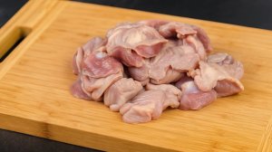 Из Простых Продуктов — Шедевр! Нежные Куриные Желудочки в Соусе!