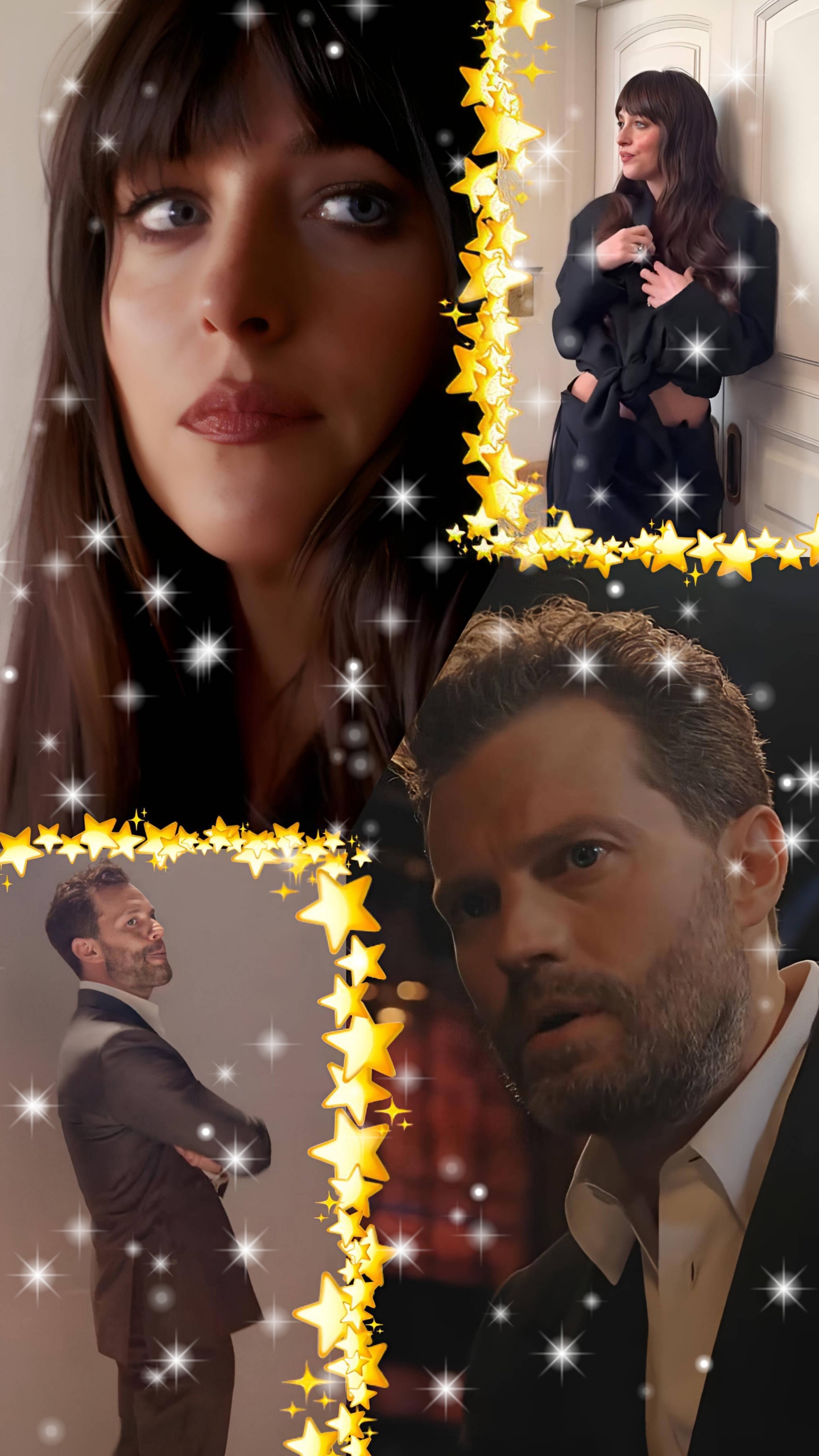  ДЖЕЙМС БОНД И ЕГО ДЕВУШКА  ДЖЕЙМИ ДОРНАН И ДАКОТА ДЖОНСОН 