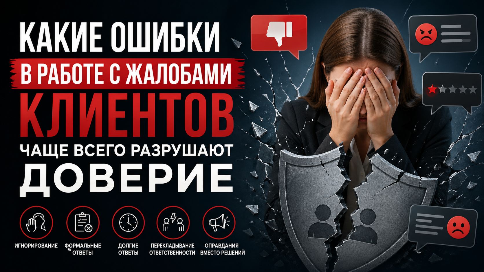 Какие ошибки в работе с жалобами клиентов чаще всего разрушают доверие