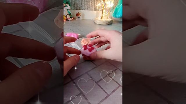 готовим тортик из воздушного пластилина, видео для детей🫶💋
