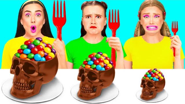 Большая, Средняя или Маленькая Тарелка Челлендж  Удивительные Кулинарные Рецепты