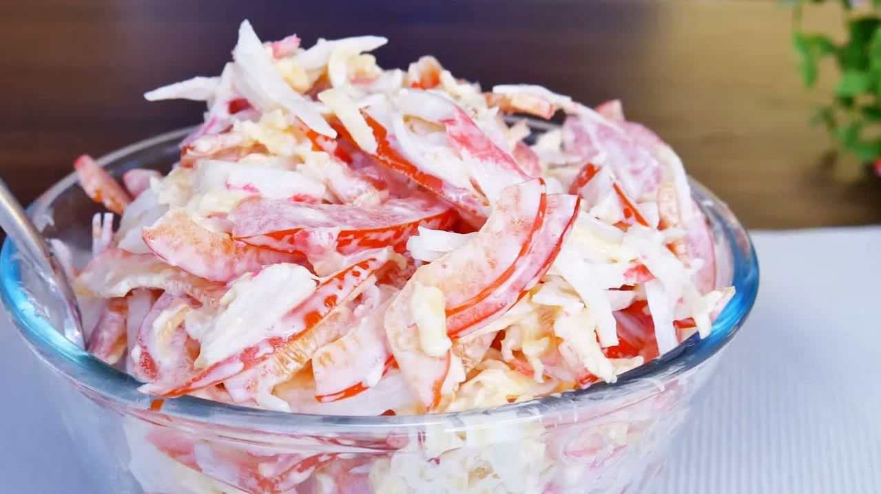 Рецепт салата, который подорвал интернет! Великолепный салат Красное море!