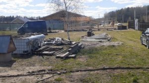 Моя Жизнь в Деревне,  стройка ,хронология , Сарай , Вальер,  для Тимы 👍 хоромы