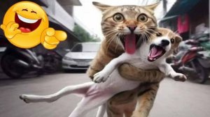 🤣⚡️Заряд эмоциями!⚡️🤣 | Самые Смешные кошки😻и собаки!😂
