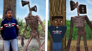 🎬Фильм про Сиреноголового😱 в реальности и в Майнкрафте!⛏️
