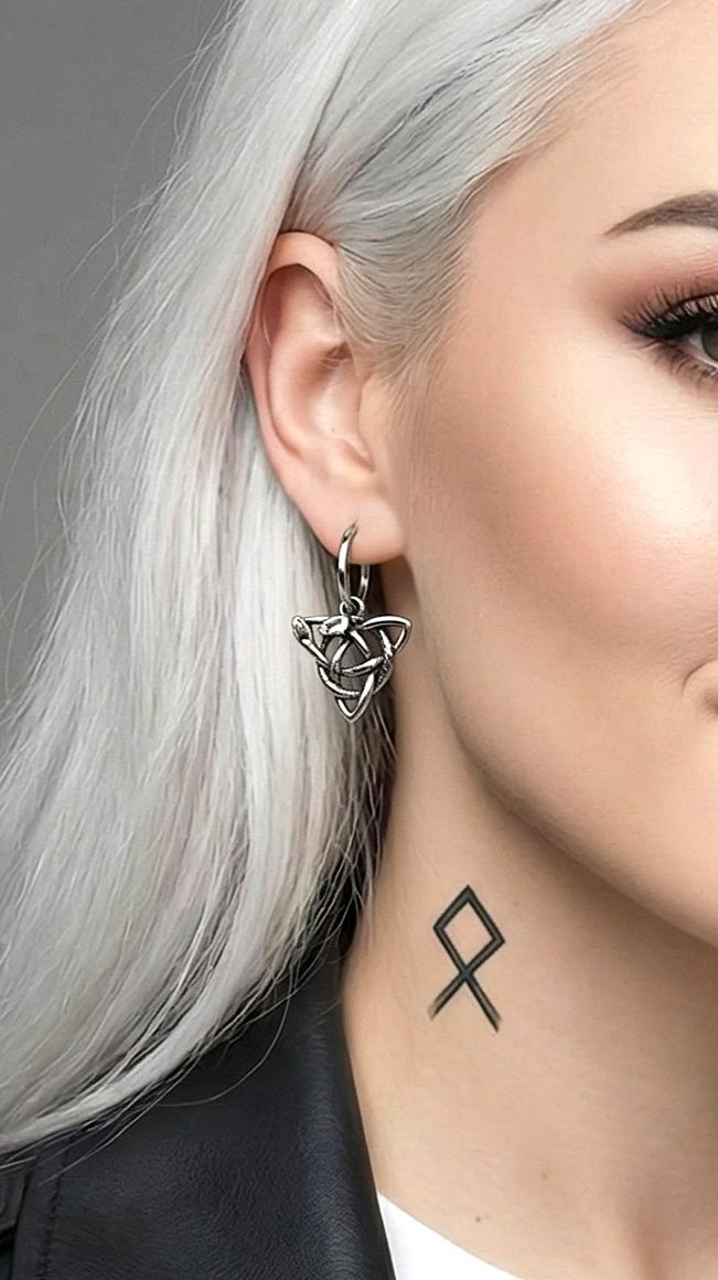 Серьги-кольца со съёмными подвесками 