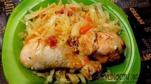 Как я готовлю тушеную капусту с курицей так вкусно и сочно. Секретный ингредиент