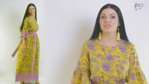 Платье из шифона без выкройки часть 1
